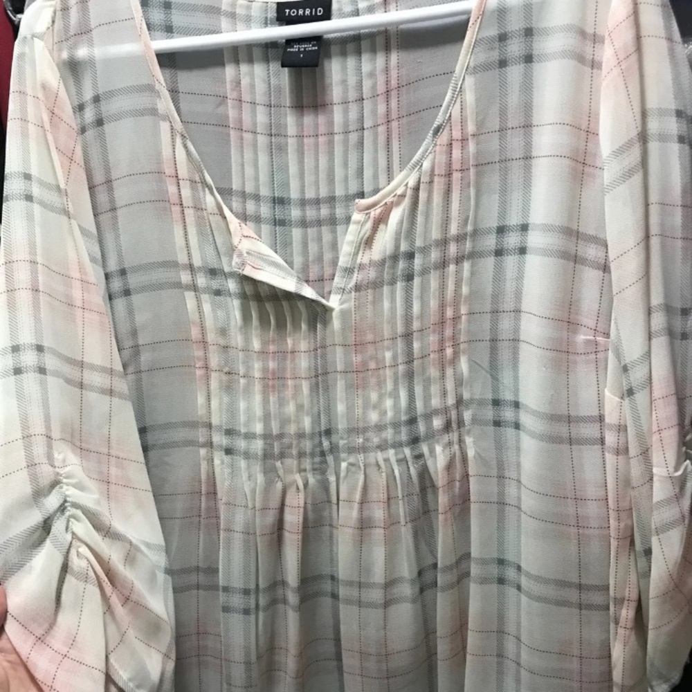 Torrid pintuck babydoll #10693504